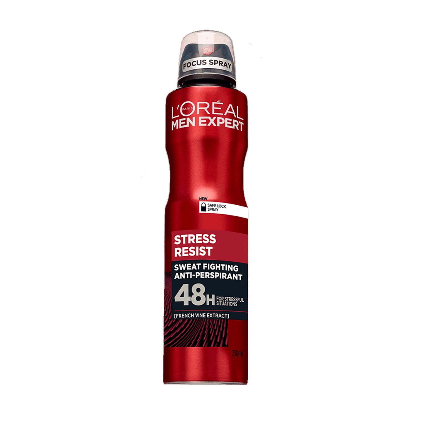 L'Oreal Paris Men Expert - Stress Resist Sweat Fighting 48H Anti-Perspirant Spray - 250ml (France)