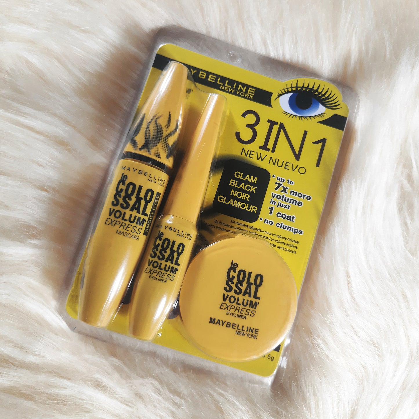 MAYBELLINE NEW YORK - 3 IN 1 MASCARA, EYELINER & FOUNDATION