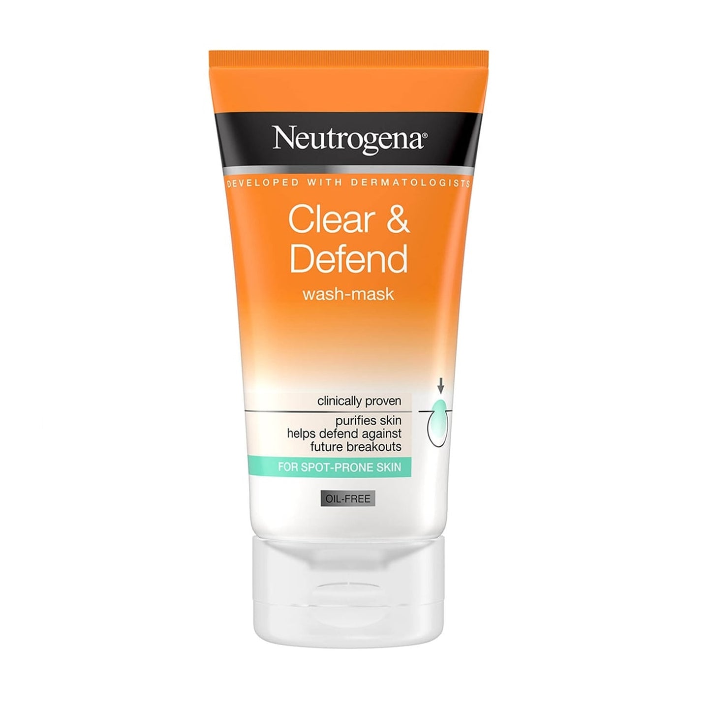 NEUTROGENA - CLEAR & DEFEND WASH-MASK - 150ML