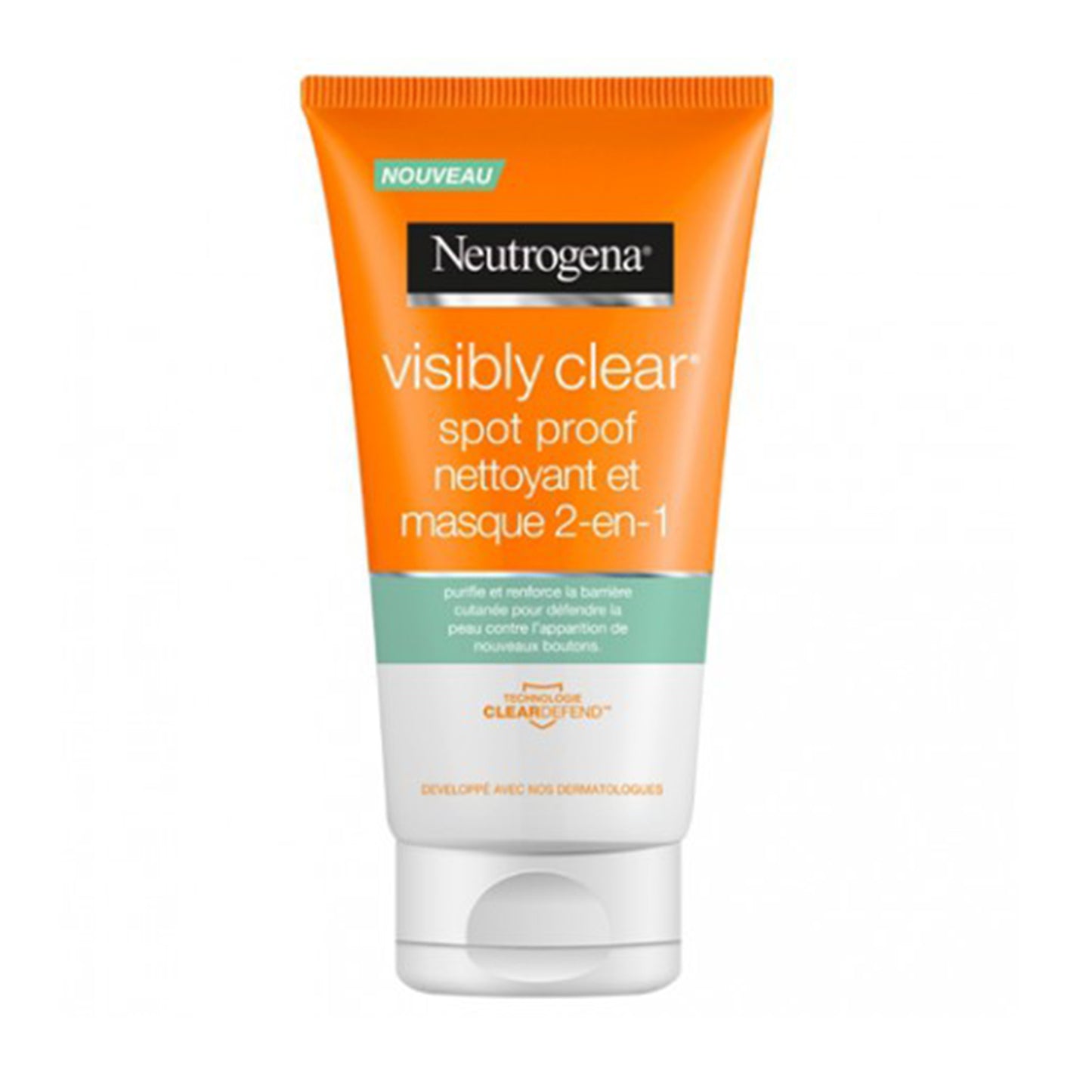 NEUTROGENA - VISIBLY CLEAR SPOT PROOF 2 IN 1 CLEANSER & MASK - 150ML