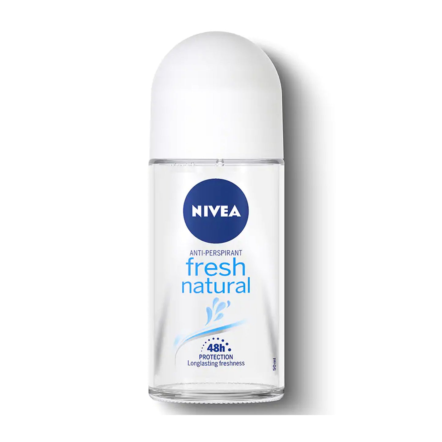 Nivea - Fresh Natural Antibacterial 72H Anti-Perspirant Deodorant Roll On - 50ml