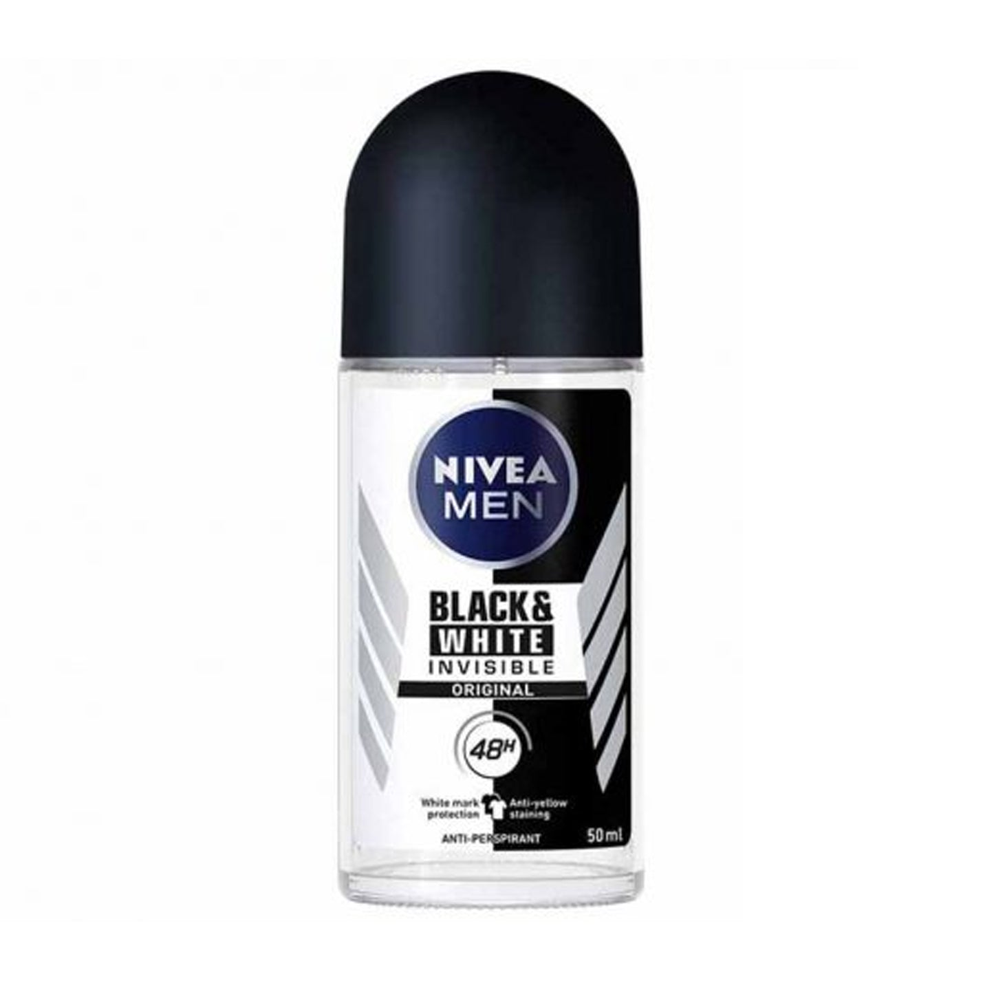 Nivea Men - Black & White Invisible Original 48H Deodorant Roll On - 50ml
