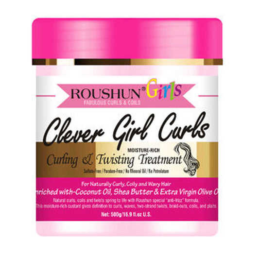 ROUSHUN FABULOUS CURLS & COILS - CLEVER GIRL CURLS MOISTURE-RICH CURLING & TWISTING TREATMENT - 500G