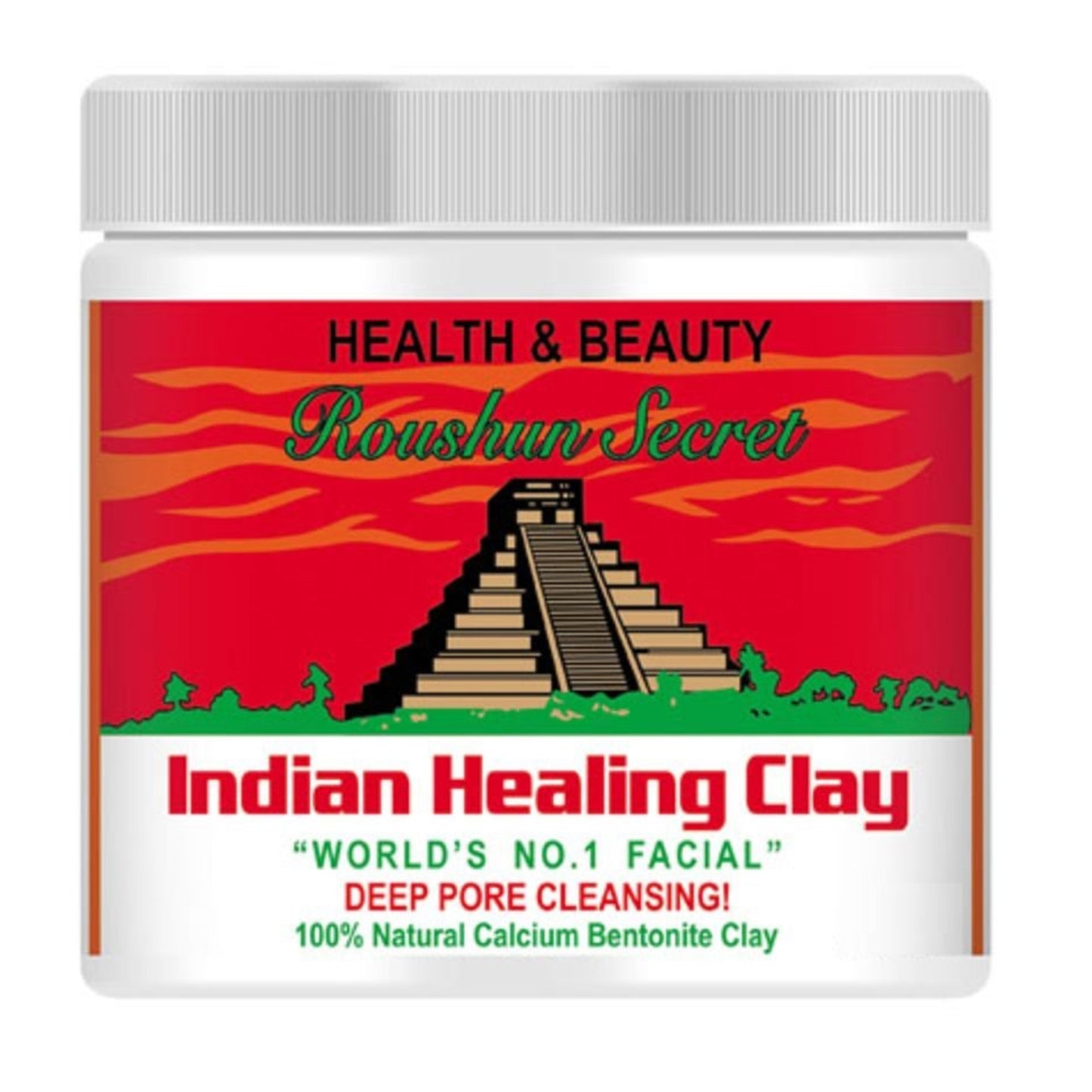 Roushun - Secret Health & Beauty Indian Healing Clay - 454ml