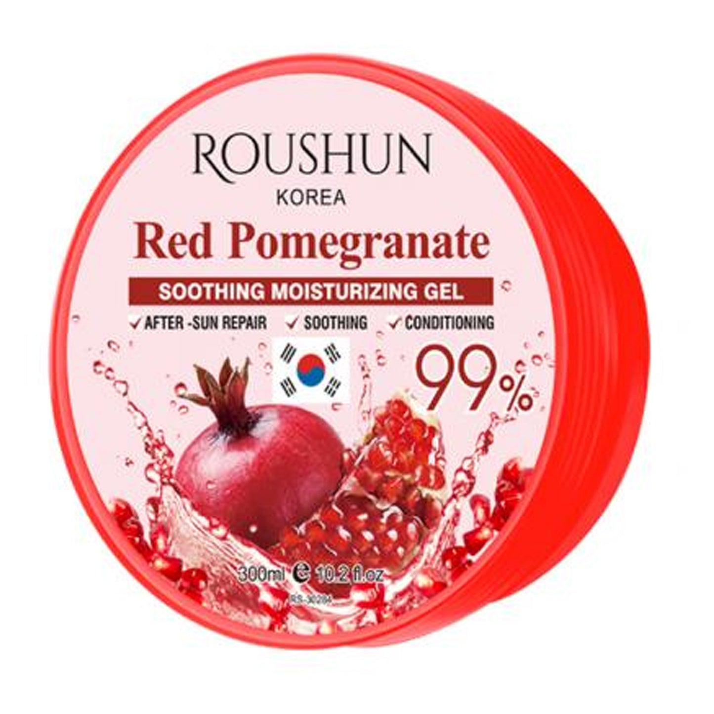 ROUSHUN KOREA - RED POMEGRANATE SOOTHING MOISTURIZING GEL - 300ML