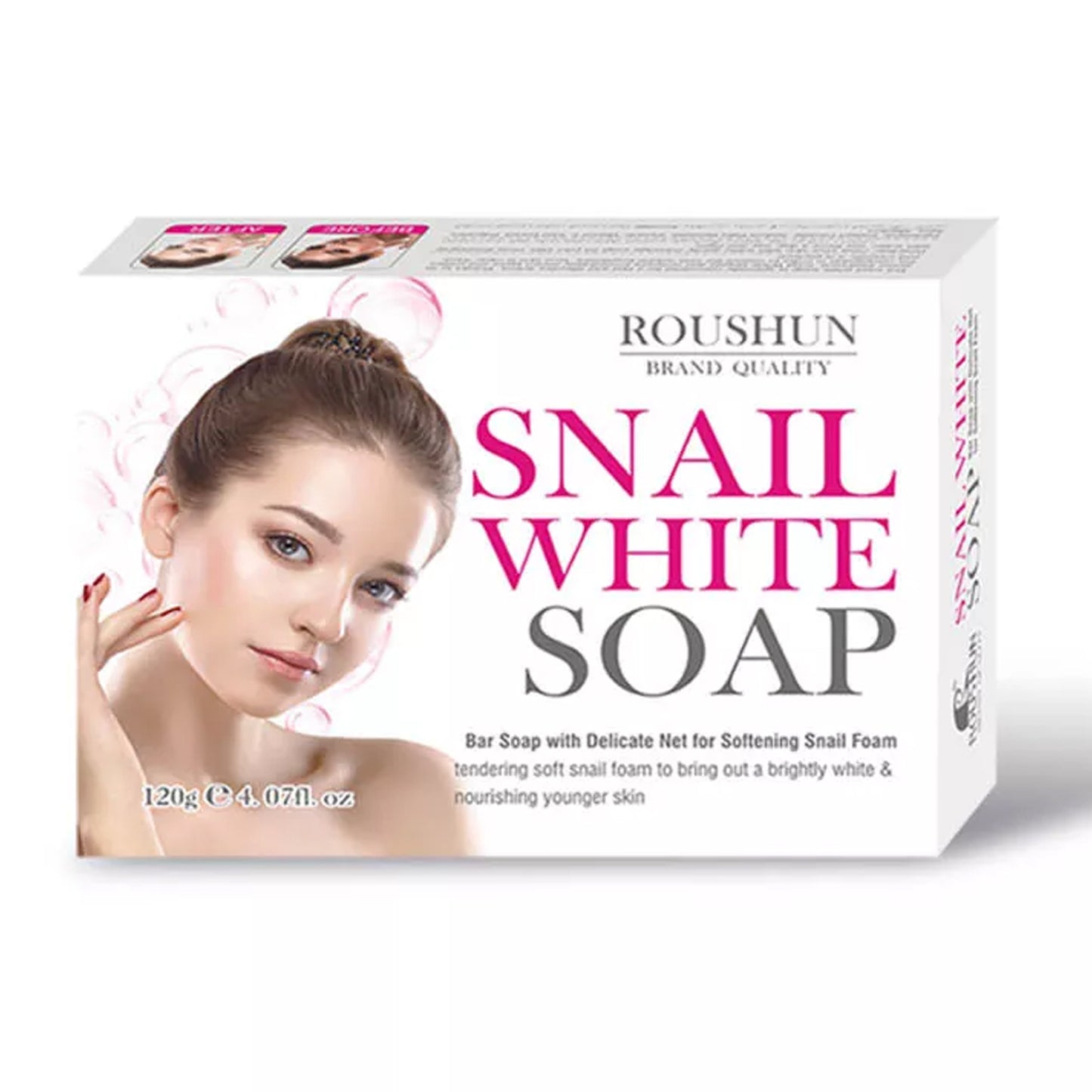 ROUSHUN - SNAIL WHITE SOAP - 120G