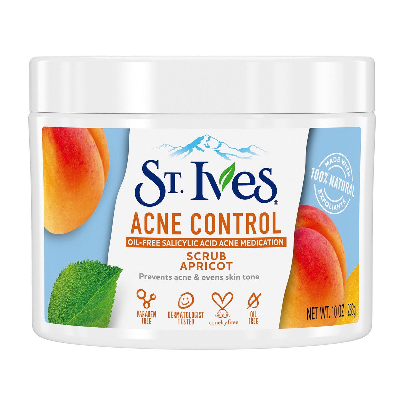 ST. IVES - ACNE CONTROL APRICOT SCRUB - 283G
