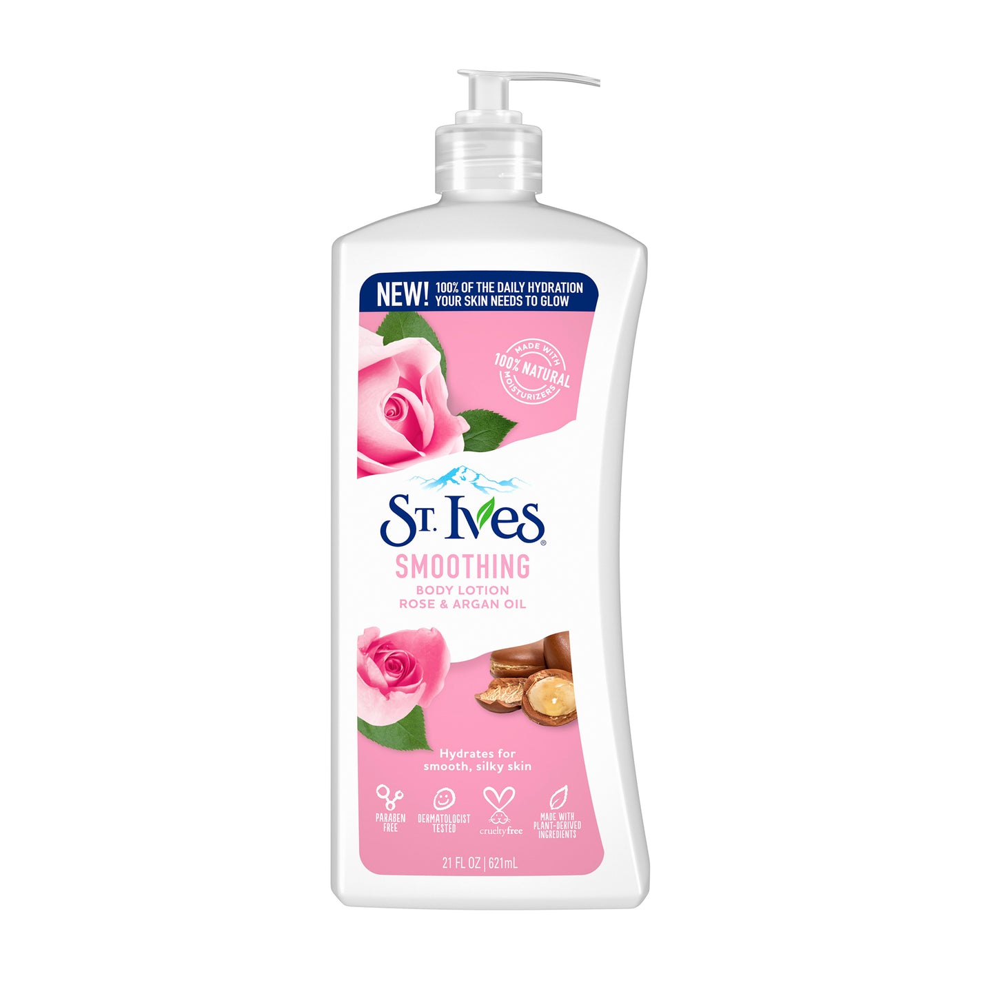 St. Ives - Smoothing Rose & Argan Oil Body Lotion - 621ml