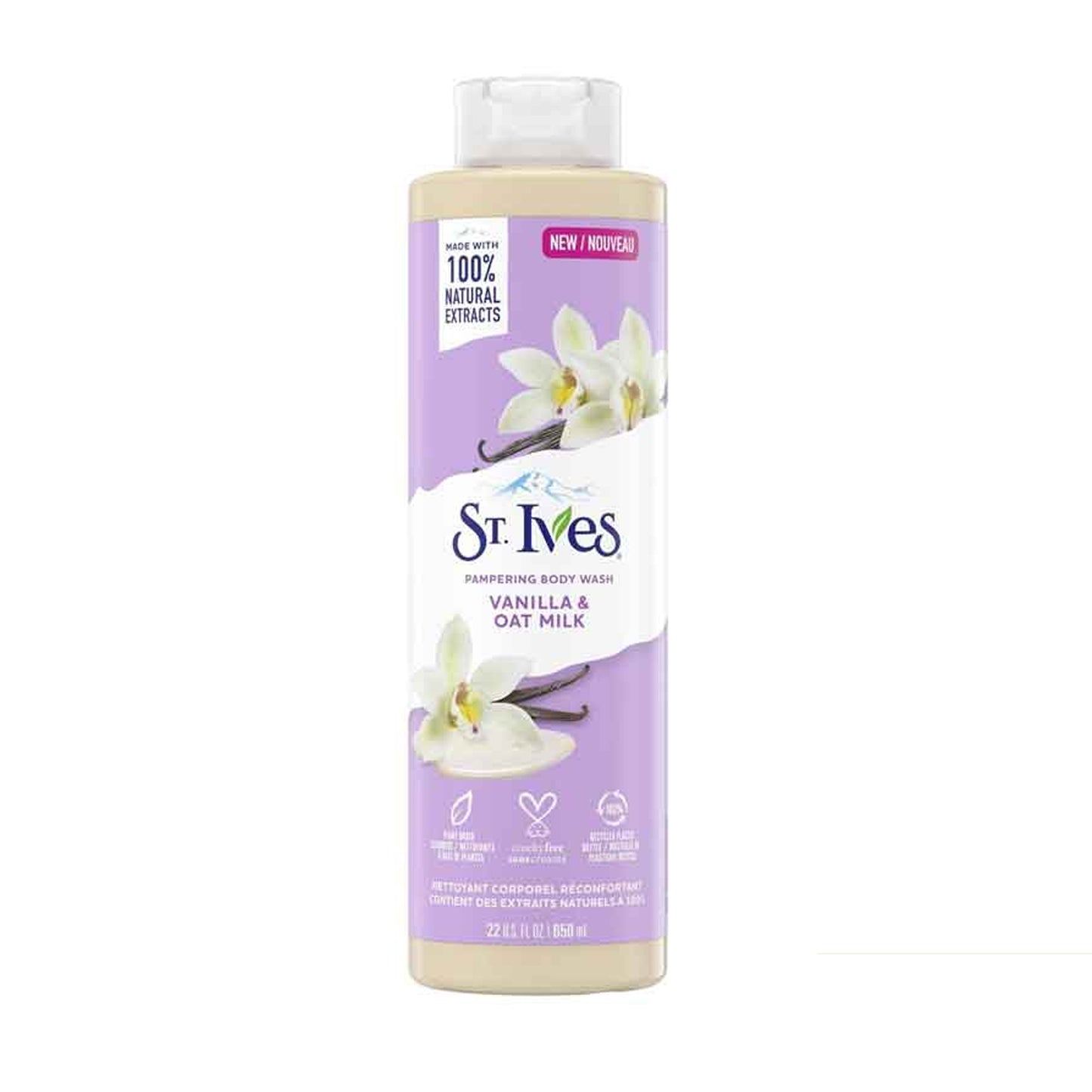 St. Ives - Vanilla & Oat Milk Pampering Body Wash - 650ml