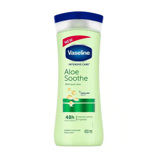 VASELINE - INTENSIVE CARE ALOE SOOTHE BODY LOTION WITH PURE ALOE - 400ML
