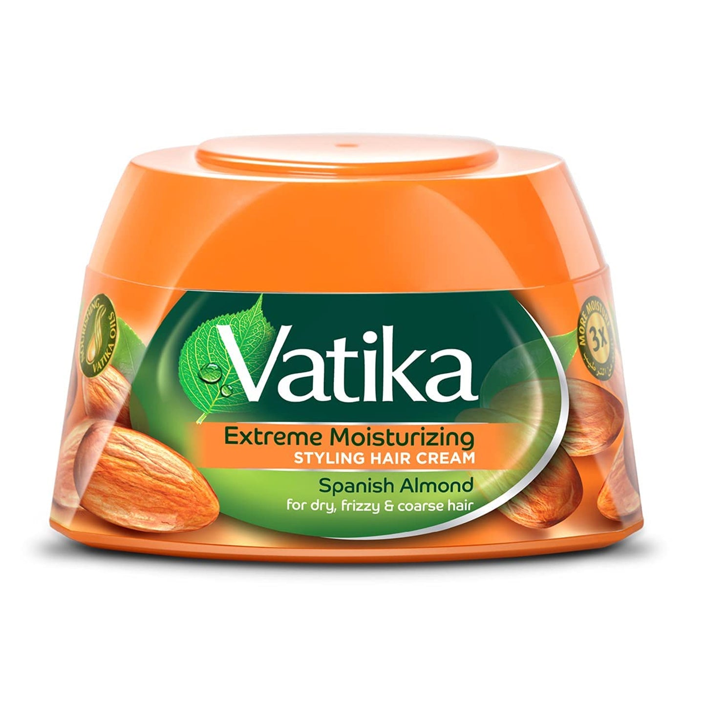 Vatika - Extreme Moisturizing Styling Hair Cream With Spanish Almond - 140ml (UAE)