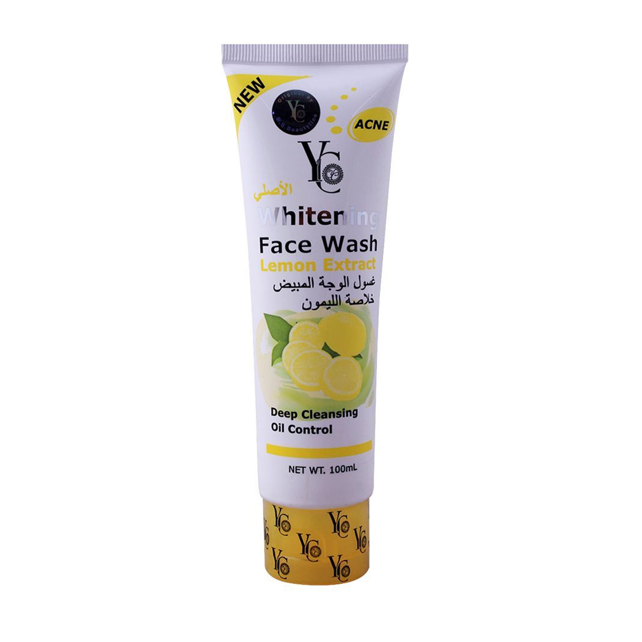 YC WHITENING FACE WASH WITH LEMON EXTRACT 100ML SUGARI