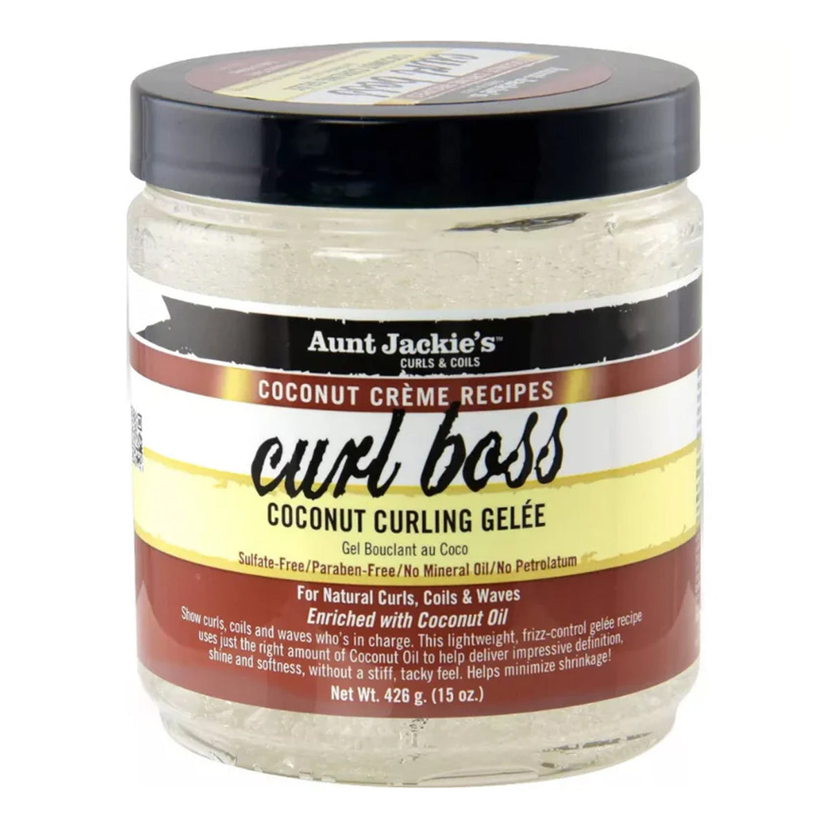 Aunt Jackie's - Curl Boss Coconut Curling Gelee Enriched With Coconut Oil - 426g (USA)