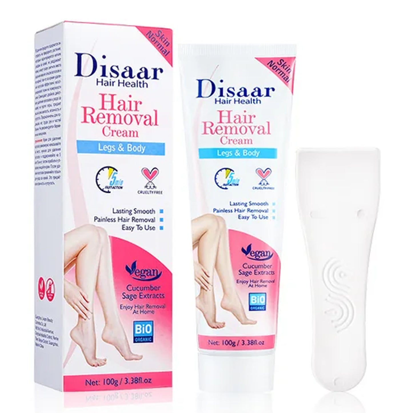 DISAAR - HAIR REMOVAL CREAM WITH CUCUMBER SAGE EXTRACTS - 100G