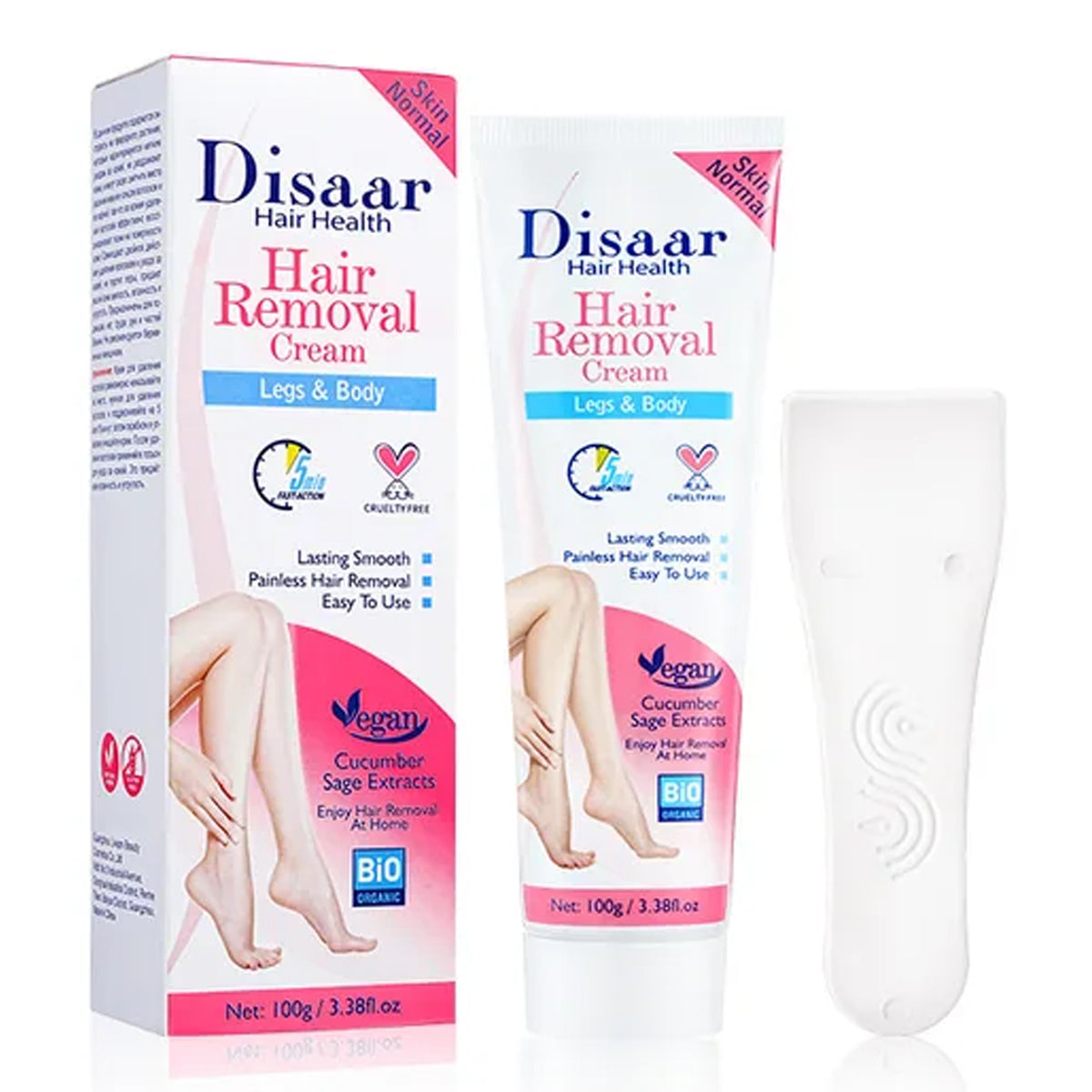 Disaar - Hair Removal Cream With Cucumber Sage Extracts - 100g (PRC)