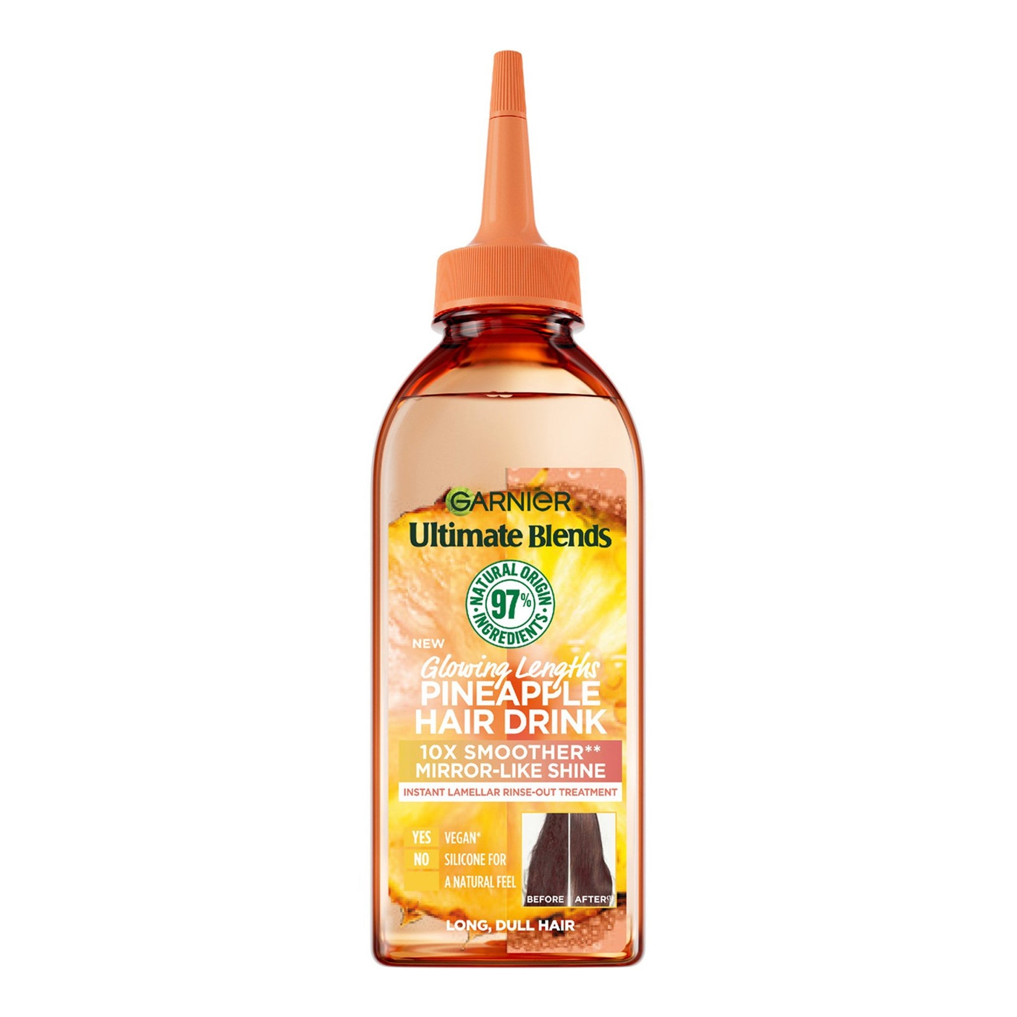 Garnier - Ultimate Blends Glowing Lengths Pineapple Hair Drink - 200ml ...