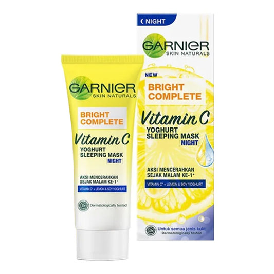 GARNIER - SKIN NATURALS BRIGHT COMPLETE VITAMIN C YOGHURT NIGHT SLEEPING MASK - 20ML