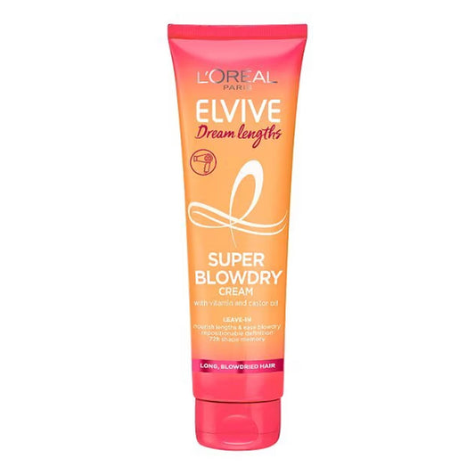 L'Oreal Paris - Elvive Dream Lengths Super Blowdry Cream With Vitamin & Castor Oil - 150ml