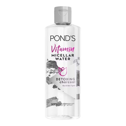 Pond's - Vitamin Detoxing Charcoal Micellar Water - 400ml (Thailand)