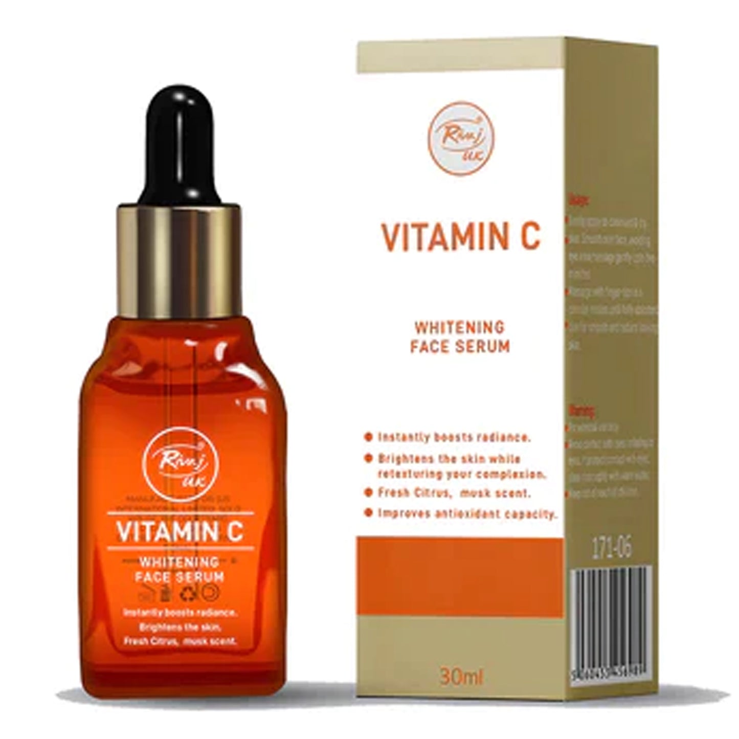 RIVAJ UK - VITAMIN C WHITENING FACE SERUM - 30ML