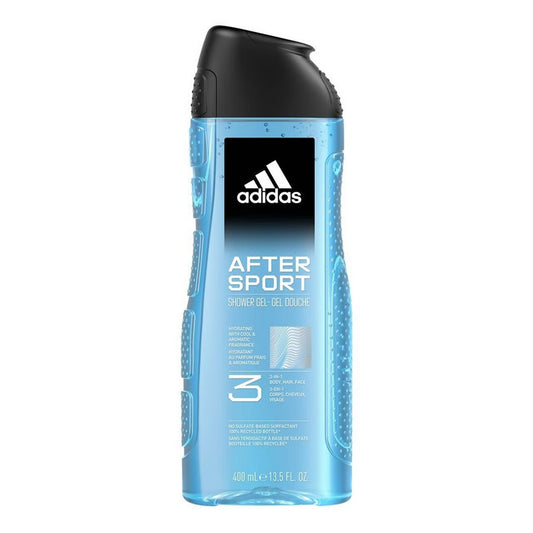 Adidas - After Sport Hydrating 3 In 1 Shower Gel With Cool & Aromatic Fragrance - 400ml