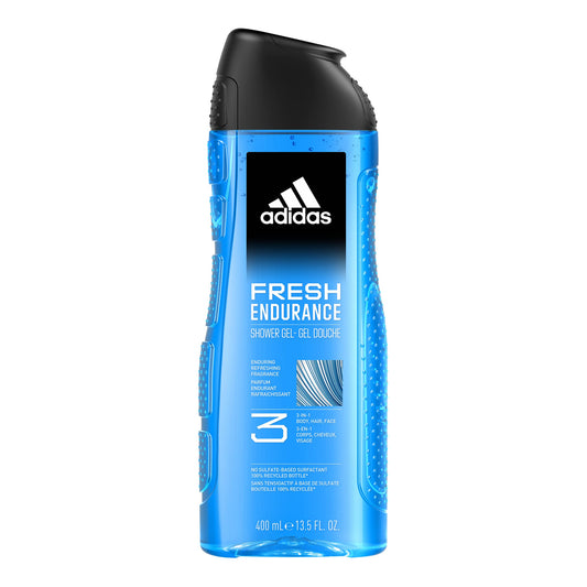 Adidas - Fresh Endurance Enduring 3 In 1 Shower Gel With Enduring Refreshing Fragrance - 400ml