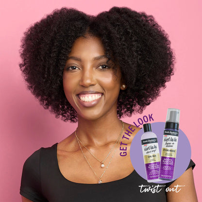 Aunt Jackie's - Curl La La Foam-a-licious Styling Mousse With Shea Butter, Kalahari Melon + Cactus Water - 251ml (USA)