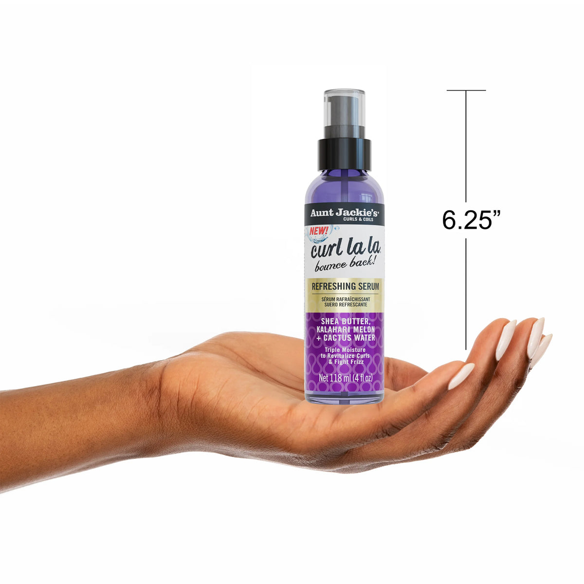 Aunt Jackie's - Bounce Back! Refreshing Serum With Shea Butter, Kalahari Melon + Cactus Water - 118ml (USA)