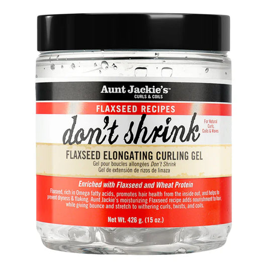 Aunt Jackie's - Don't Shrink Flaxseed Elongating Curling Gel Enriched With Falxseed & Wheat Protein - 426g