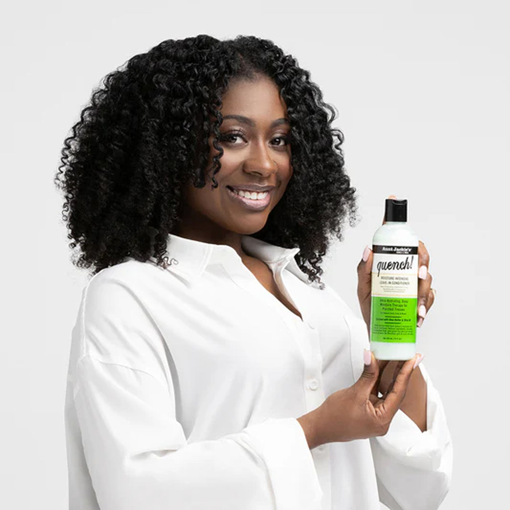 Aunt Jackie's - Quench Moisture Intensive Leave-In Conditioner Enriched With Shea Butter & Olive Oil - 355ml (USA)