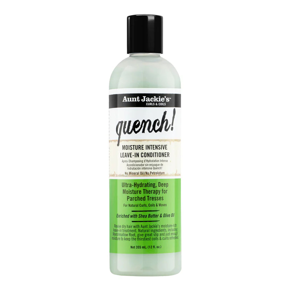 Aunt Jackie's - Quench Moisture Intensive Leave-In Conditioner Enriched With Shea Butter & Olive Oil - 355ml (USA)