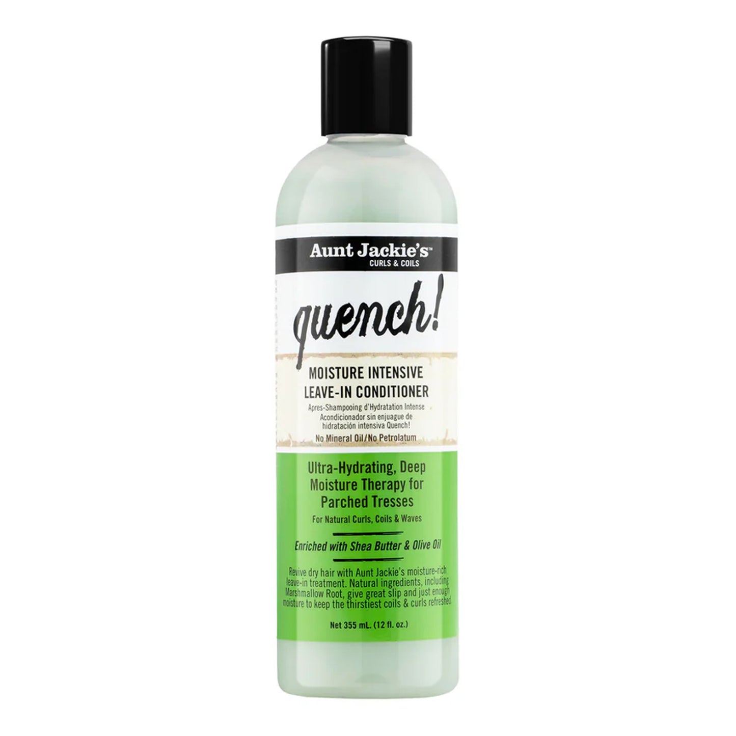 Aunt Jackie's - Quench Moisture Intensive Leave-In Conditioner Enriched With Shea Butter & Olive Oil - 355ml