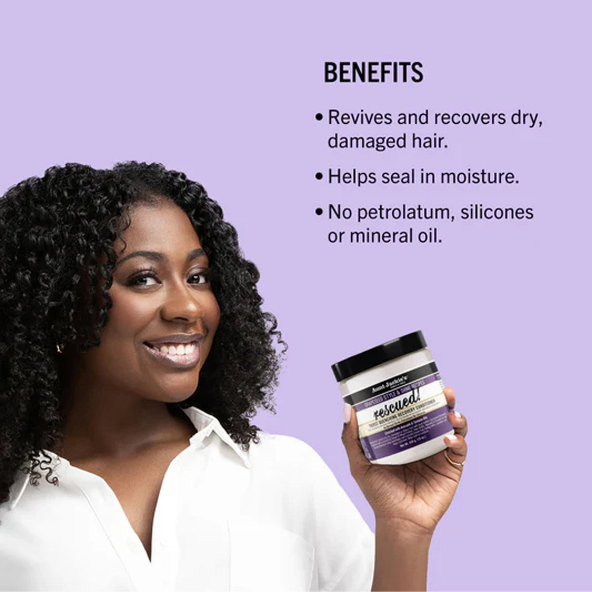 Aunt Jackie's - Rescued Thirst Quenching Recovery Conditioner Enriched With Avocado & Tamanu Oils - 426g (USA)