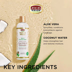 African Pride - Moisture Miracle Aloe & Coconut Water Hydrate & Renew Curl Milk & Detangler - 354ml (USA)