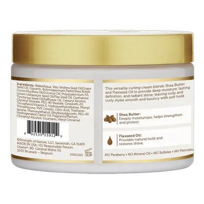 African Pride - Moisture Miracle Shea Butter & Falxseed Oil Moisturize & Define Curling Cream - 340g (USA)