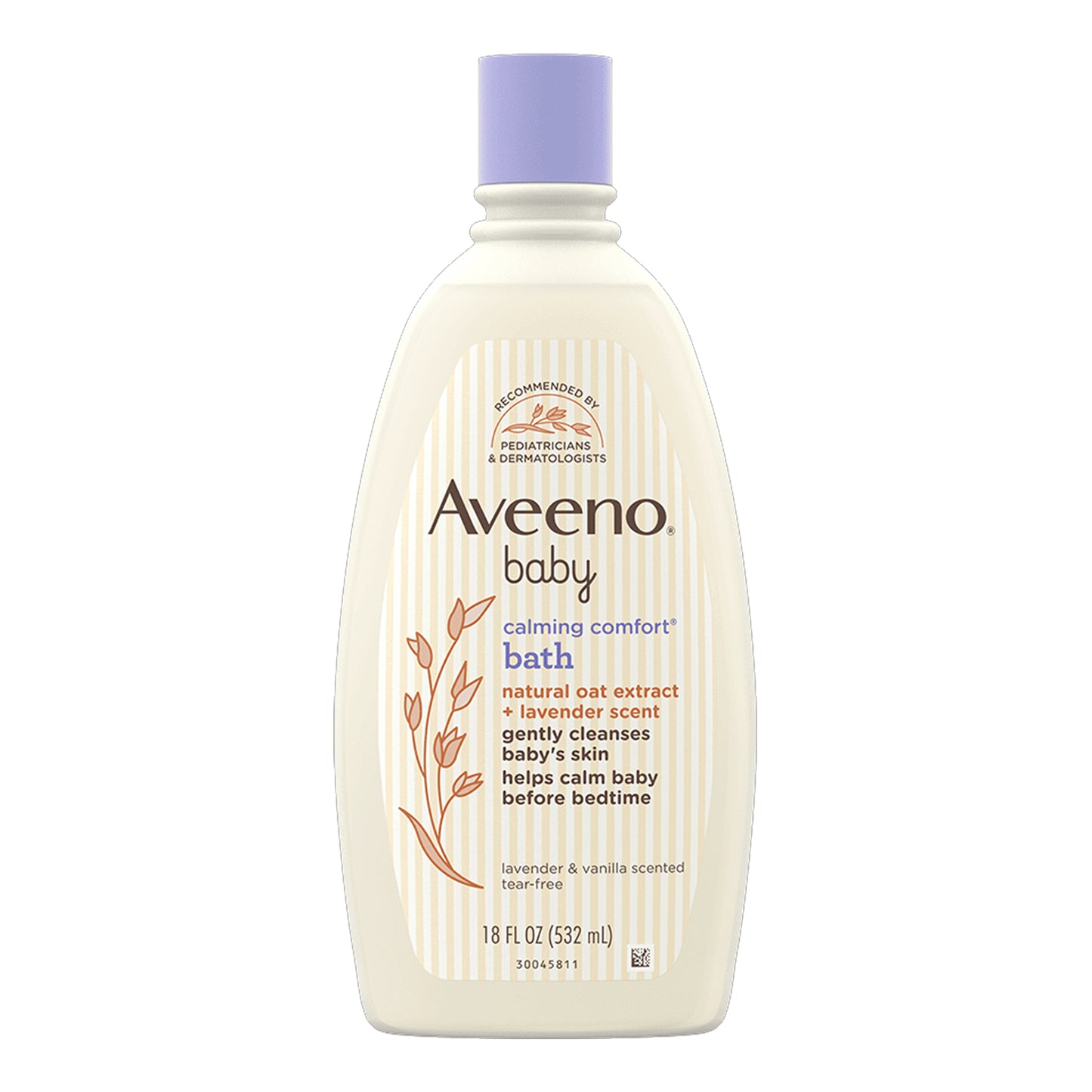 Aveeno Baby - Calming Comfort Bath With Natural Oat Extract + Lavender Scent - 532ml (Canada)