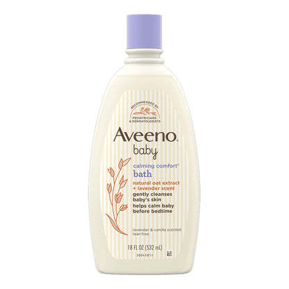 Aveeno Baby - Calming Comfort Bath With Natural Oat Extract + Lavender Scent - 532ml (Canada)