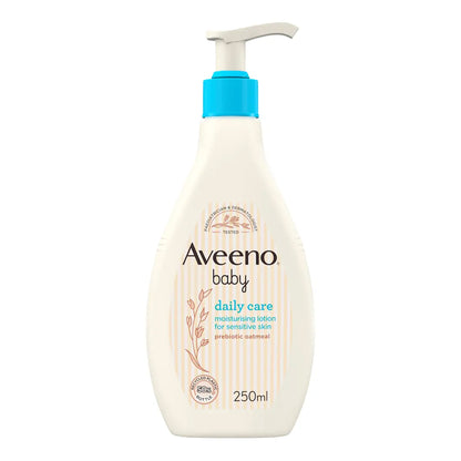 Aveeno Baby - Daily Care Moisturizing Lotion For Sensitive Skin With Prebiotic Oatmeal - 250ml (Italy)