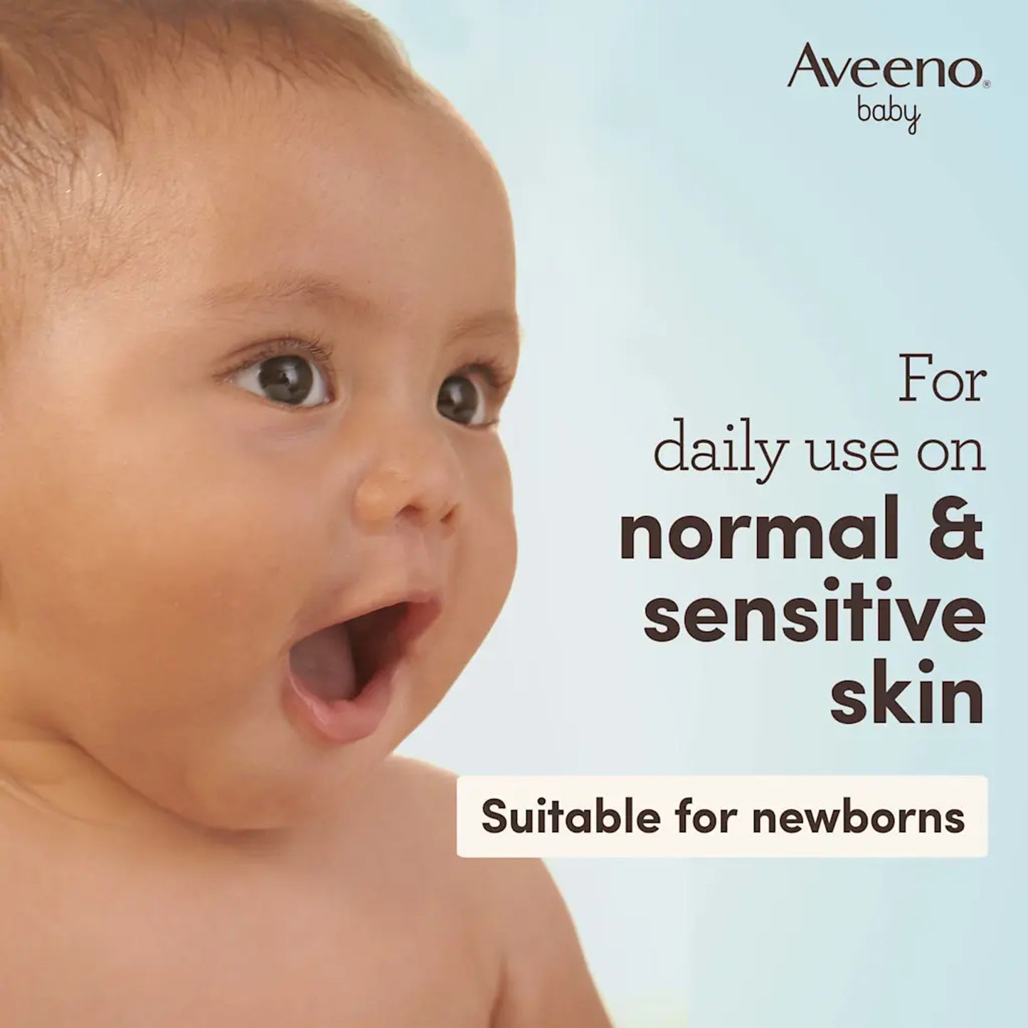 Aveeno Baby - Daily Care Moisturizing Lotion For Sensitive Skin With Prebiotic Oatmeal - 250ml (Italy)