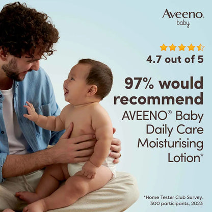 Aveeno Baby - Daily Care Moisturizing Lotion For Sensitive Skin With Prebiotic Oatmeal - 250ml (Italy)