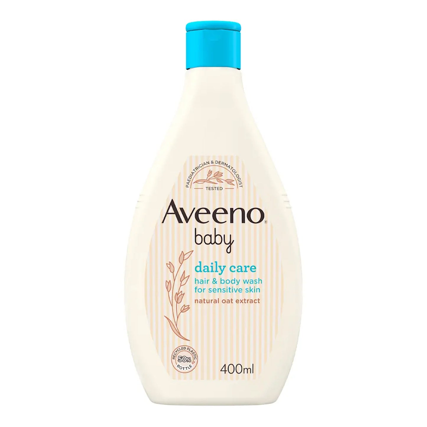 Aveeno Baby - Daily Care Hair & Body Wash For Sensitive Skin With Natural Oat Extract - 400ml (Italy)