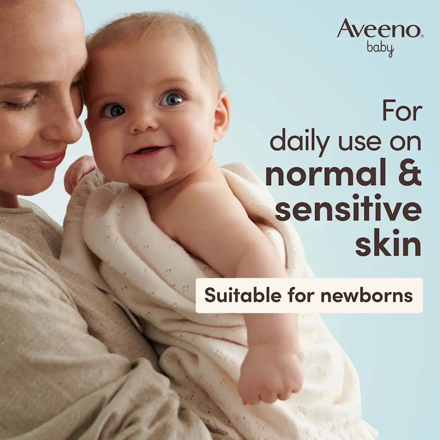 Aveeno Baby - Daily Care Hair & Body Wash For Sensitive Skin With Natural Oat Extract - 400ml (Italy)
