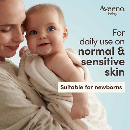 Aveeno Baby - Daily Care Hair & Body Wash For Sensitive Skin With Natural Oat Extract - 400ml (Italy)
