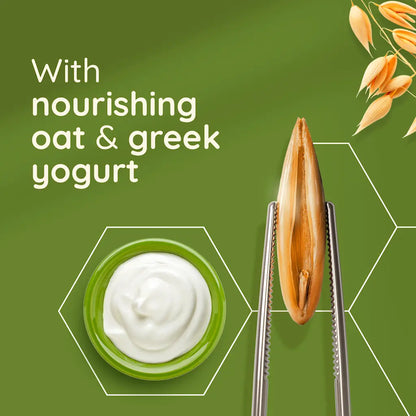 Aveeno - Apricot & Honey Scent Daily Moisturizing Yogurt Body Cream With Nourishing Oat & Greek Yogurt Normal To Dry Skin - 300ml (Greece)