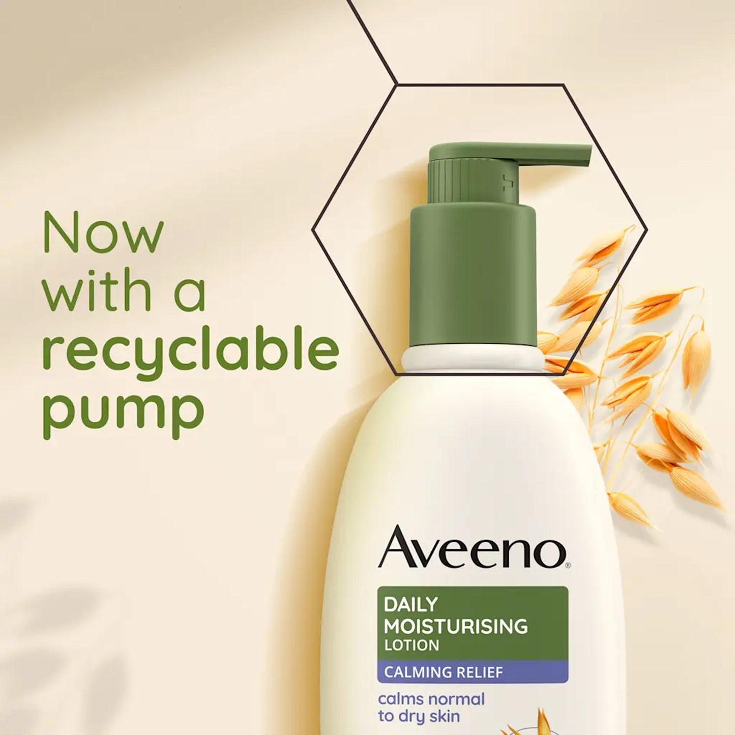 Aveeno - Calming Relief Daily Moisturizing Lotion With Nourishing Oat & Calming Lavender Scent Normal To Dry Skin - 30ml (Greece)