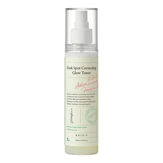 Axis-Y - Dark Spot Correcting Glow Toner With Salix Alba (Willow) Bark Extract & 8-Hyaluronic Acid - 125ml (Korea)