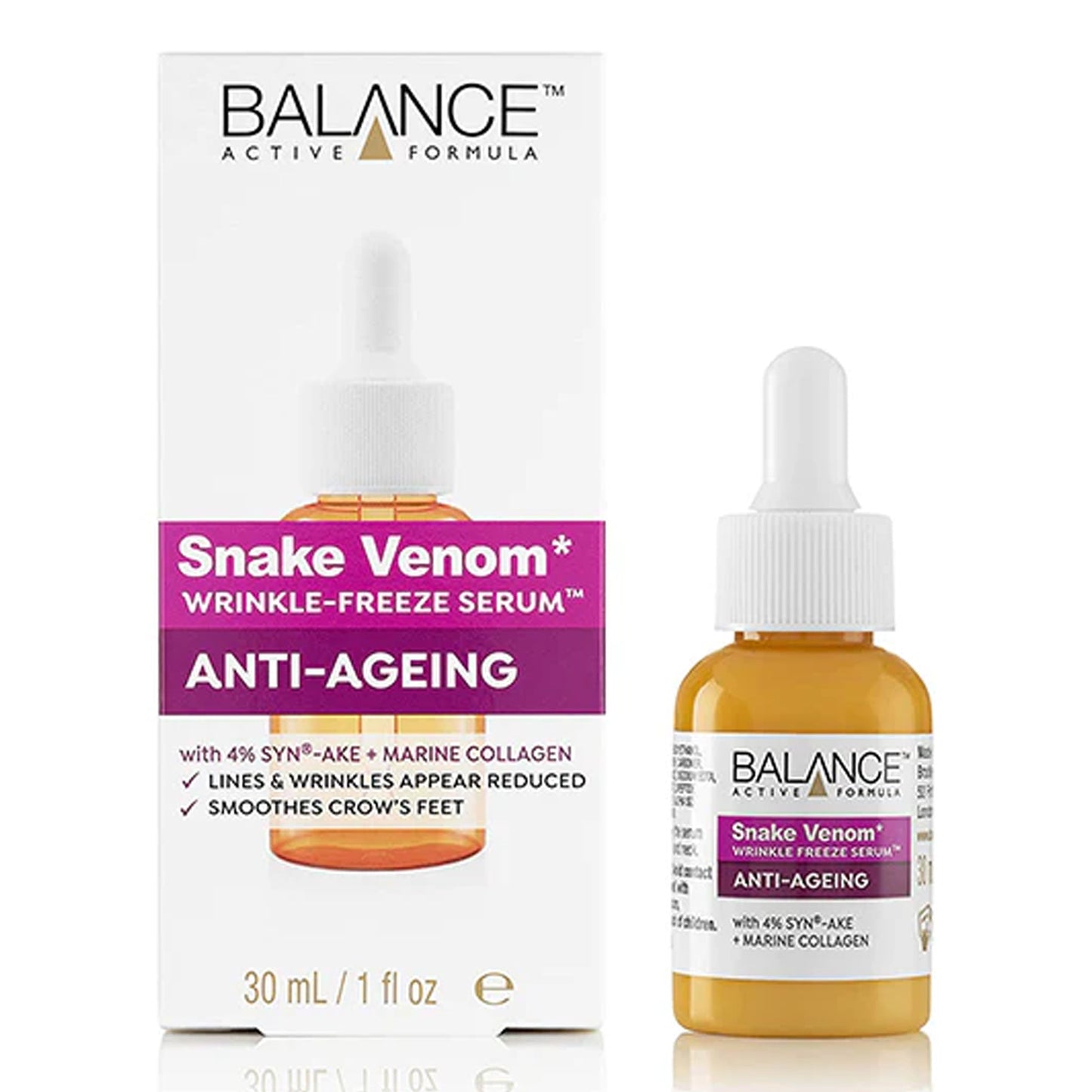 Balance - Snake Venom Wrinkle-Freeze Serum - 30ml