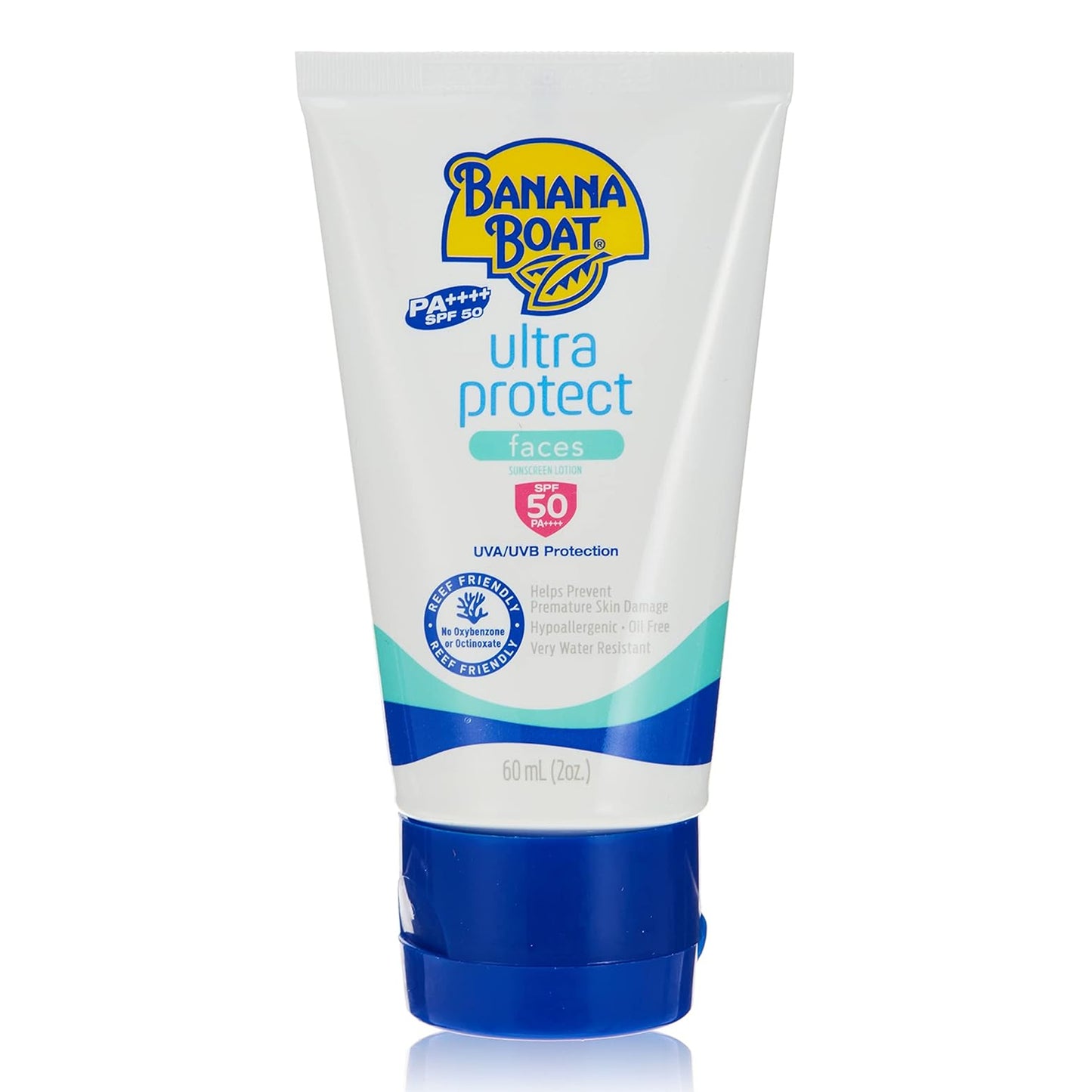 Banana Boat - Ultra Protect Faces Sunscreen Lotion SPF 50 PA++++ - 60ml