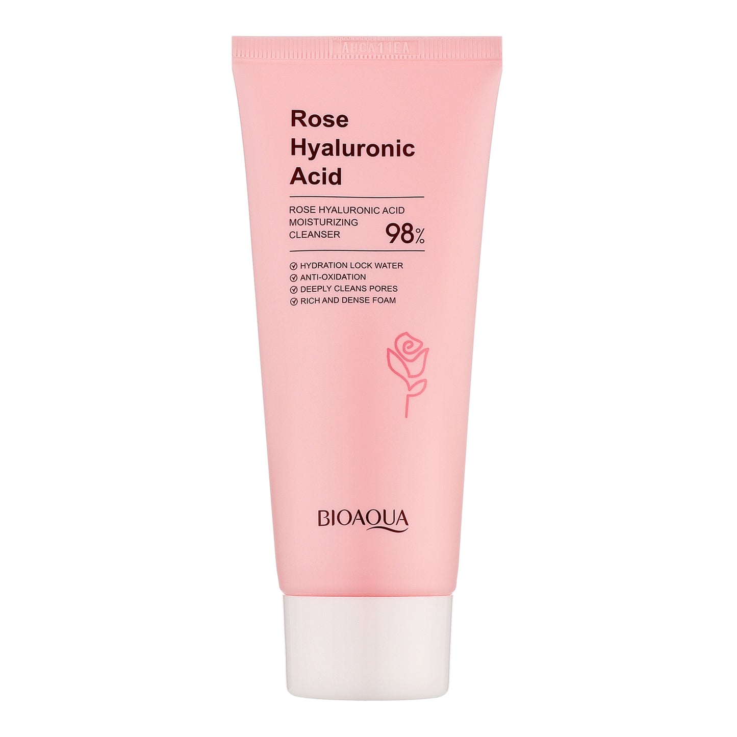 Bioaqua - Rose Hyaluronic Acid Moisturizing Cleanser - 100g