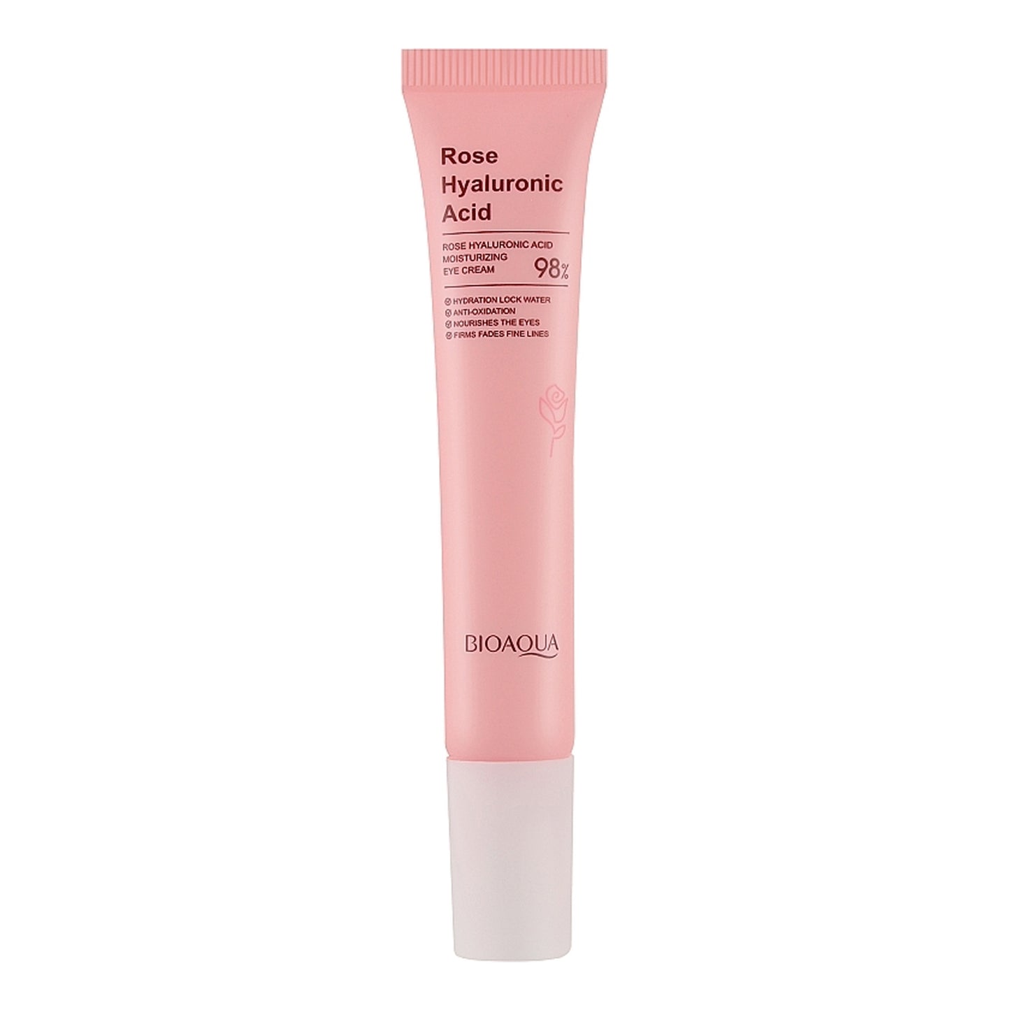 Bioaqua - Rose Hyaluronic Acid Moisturizing Eye Cream - 20g